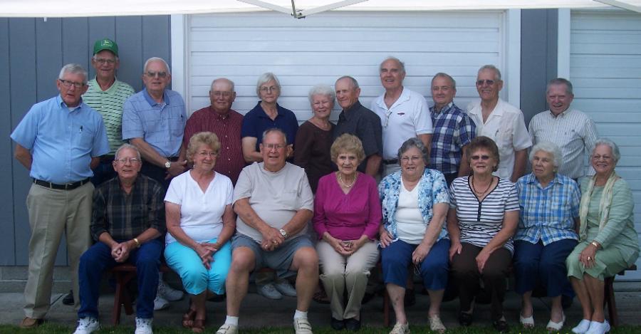 Class of 54 at their 55th