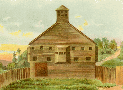 Drawing of Fort LeBoeuf