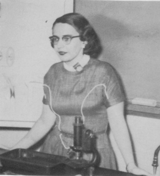 Mrs. Burns - 1956 Yearbook Picture